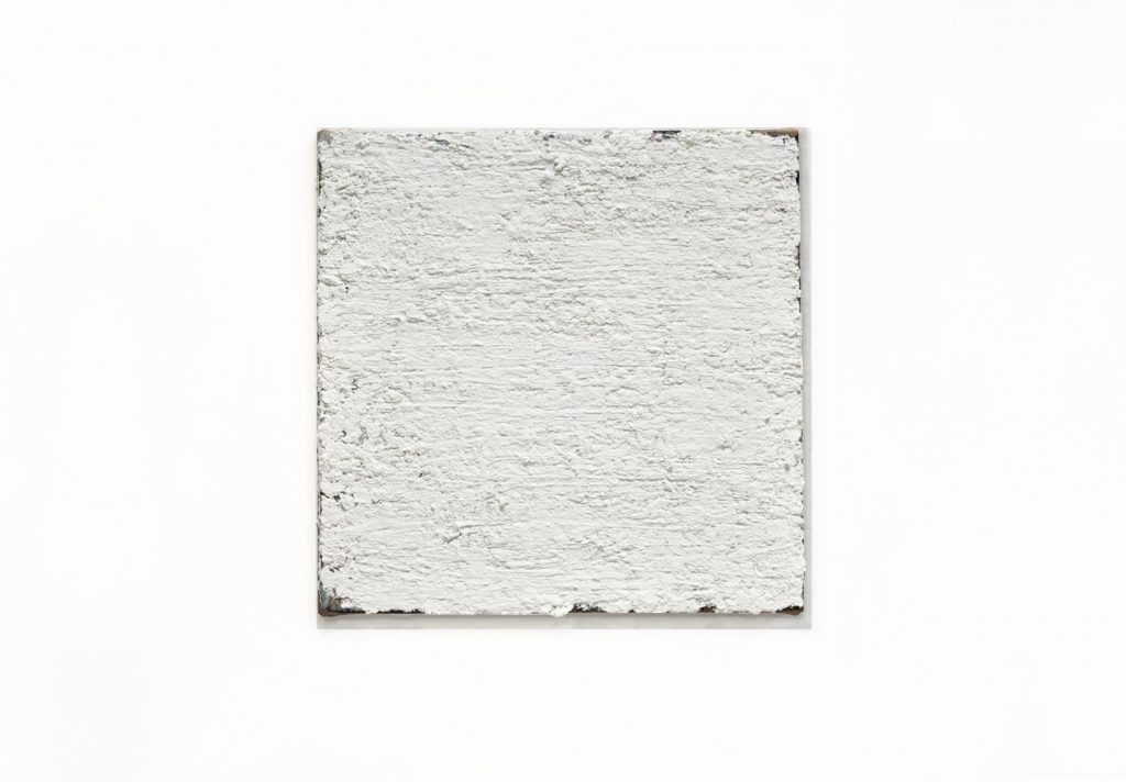 Jenny Topfer, Small Silence (III), 2020, oil & wax pigment stick on linen, 46 x 46 cm