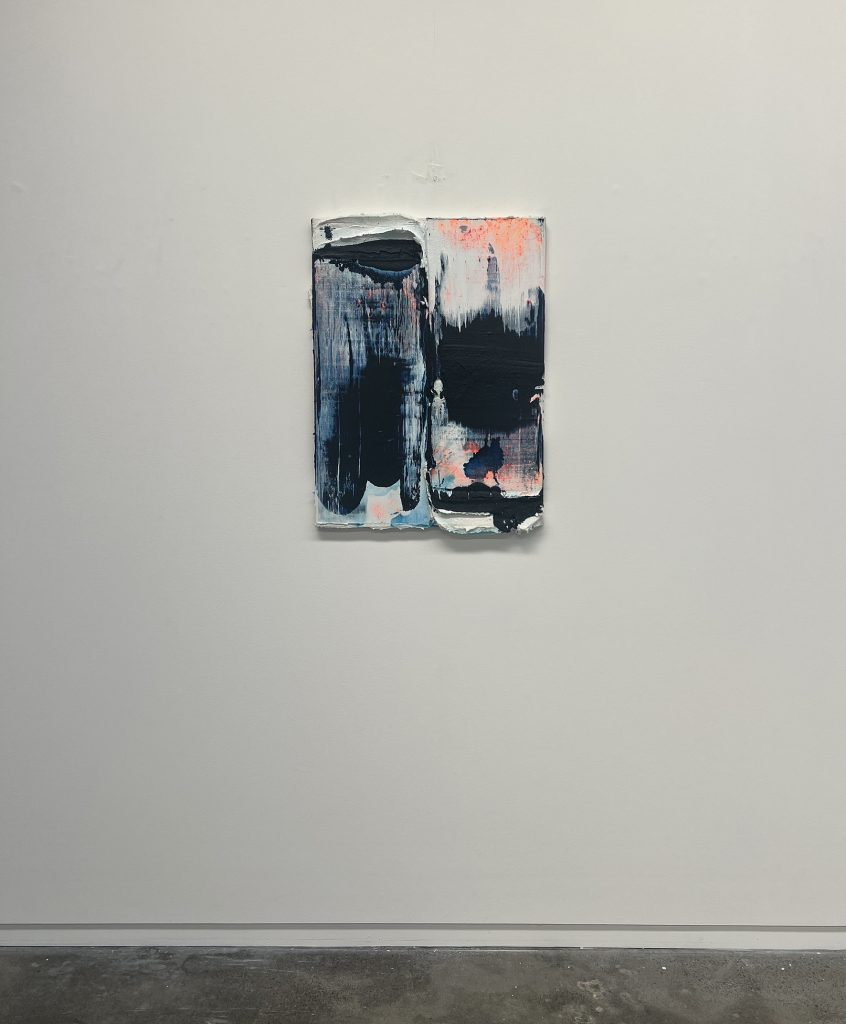 Koen Delaere, Catch a Ghost, 2025, PIGMENTS, OIL PAINT MEDIUM, AND ACRYLIC MEDIUM ON CANVAS, 80 x 60 cm