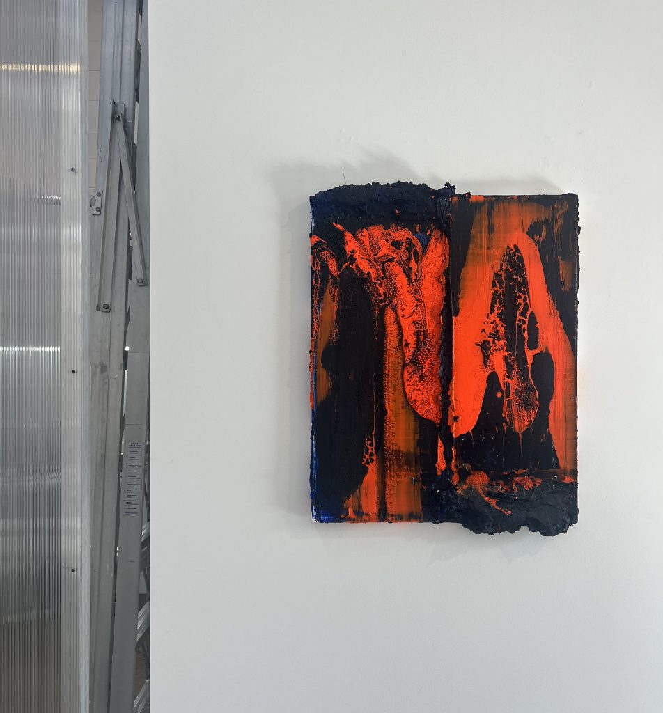 Koen Delaere, Heart of the Sun, 2025, PIGMENTS, OIL PAINT MEDIUM AND ACRYLIC MEDIUM ON CANVAS, 80 x 65 cmmedium on canvas
80 x 60 cm