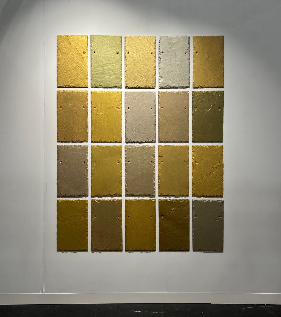 Tender is the Light, 2025 Kremer pigments, polyurethane dispersion on slate 213.3 cm x 165.1 cm