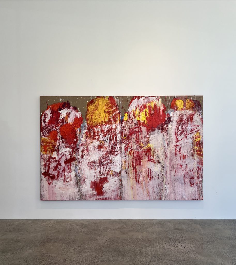 Messiaen V, 2025, Oil on Belgian linen 206 x 320 cm