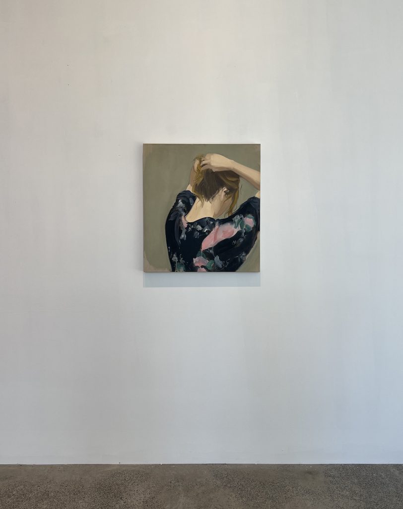 Gideon Rubin
Black Kimono, 2024
oil on linen
75 x 70 cm