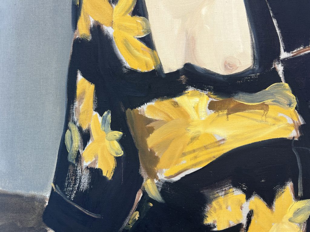 Black Kimono detail